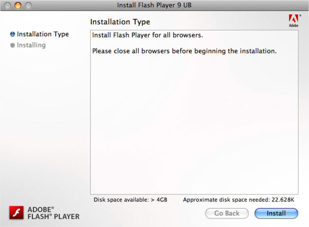 Adobe flash player 9 for mac